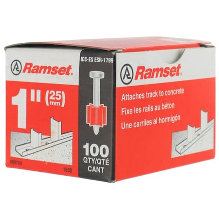 Ramset .300 X 1in. Black Track Drive Pin 00759 662520007600